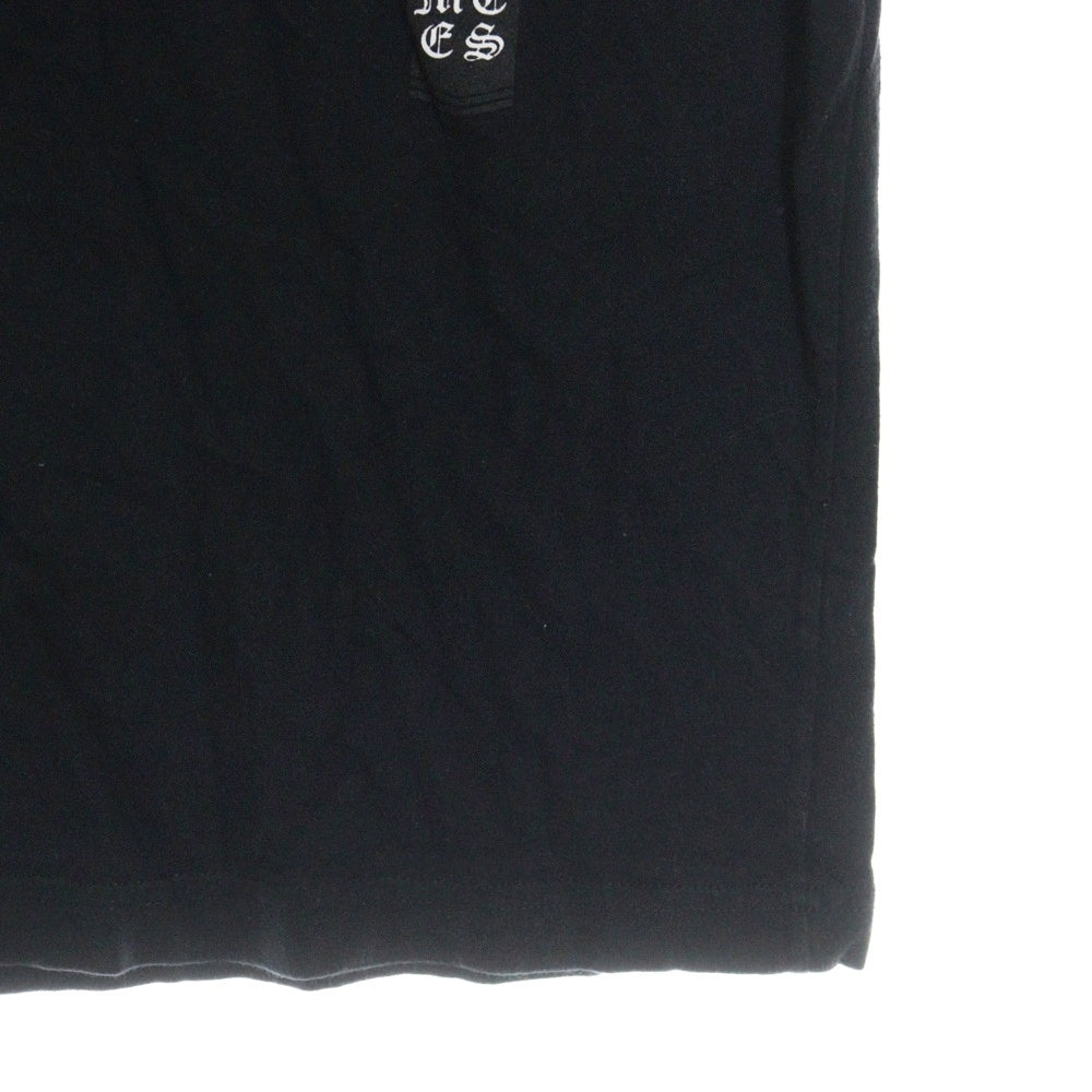 CHROME HEARTS(クロムハーツ) Neon Bar Logo ネオンバー ロゴ バックプリント 半袖 ポケットTシャツ カットソー ブラック