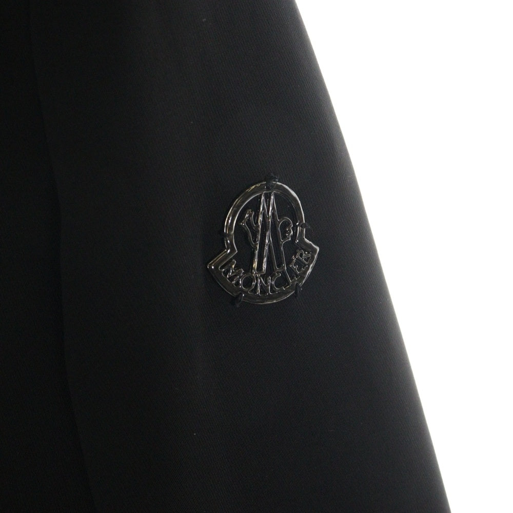 MONCLER(モンクレール) ドッキング ナイロン切り替え テーラードカラー ジップアップジャケット ブラック レディース 45117