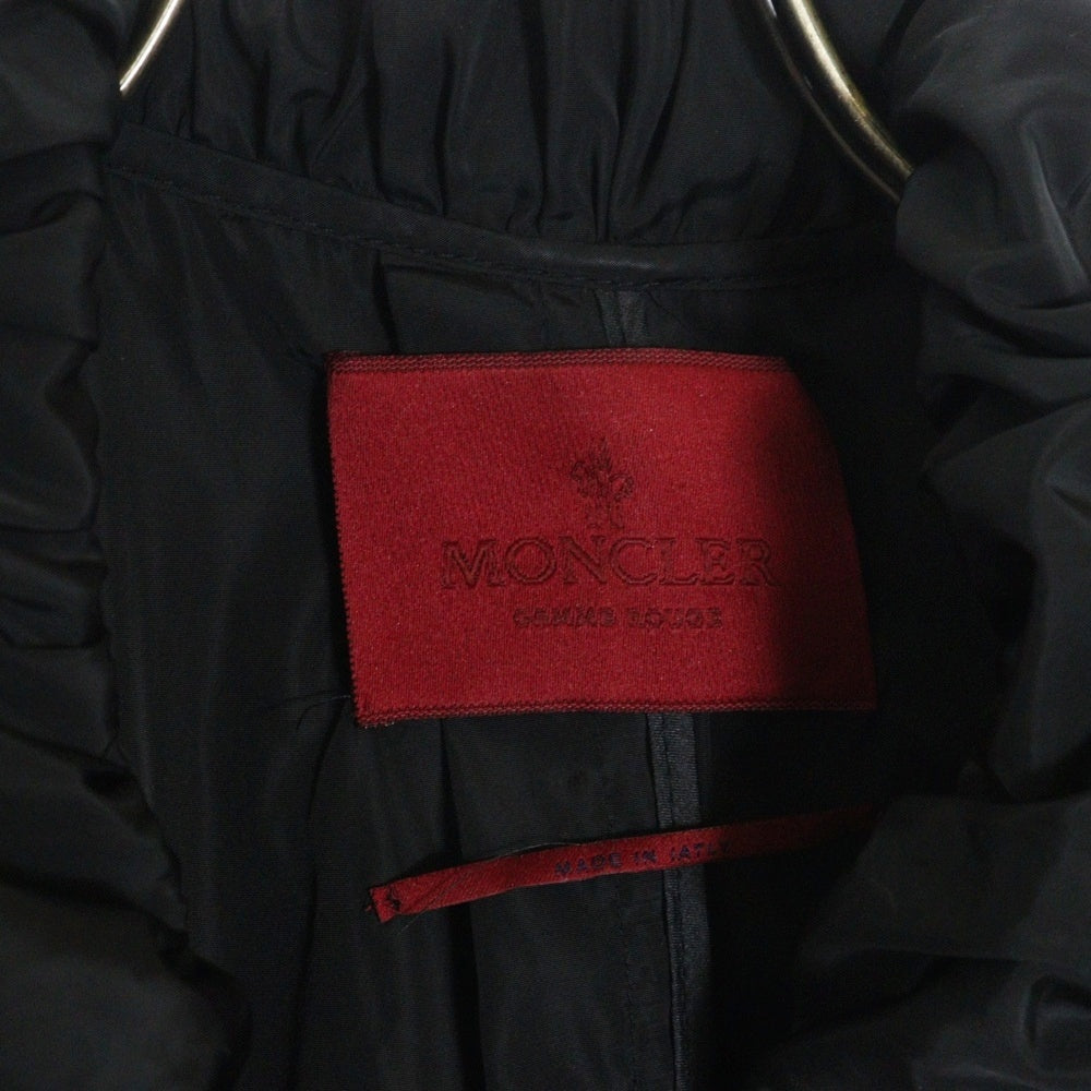 MONCLER(モンクレール) ドッキング ナイロン切り替え テーラードカラー ジップアップジャケット ブラック レディース 45117