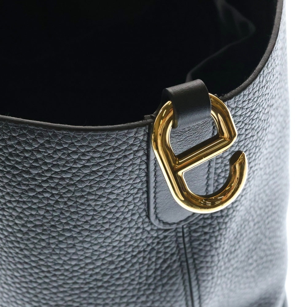 HERMES(エルメス) インザループ23 トリヨン ゴールド金具 ブラック B刻印 ハンドバッグ