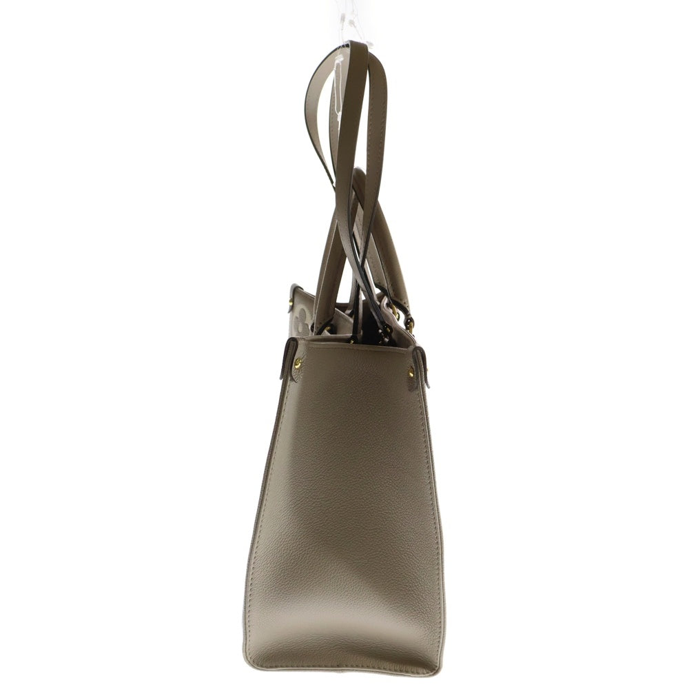 LOUIS VUITTON(ルイヴィトン) オンザゴーMM モノグラム アンプラントトゥルトレール クレーム レザー トートバッグ ベージュ M45494 RFID