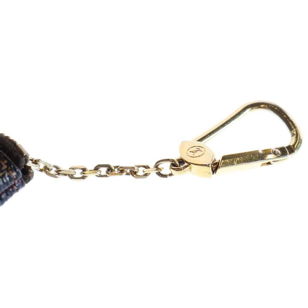 LOUIS VUITTON(ルイヴィトン) ダミエ ポッシェットクレ バッグチャーム ブラウン ゴールド金具 PVC M62658