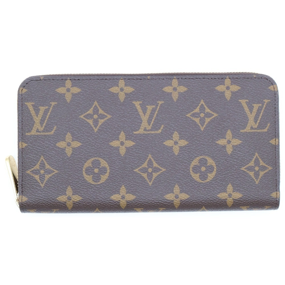 LOUIS VUITTON(ルイヴィトン) モノグラム ジッピーウォレット フューシャ ラウンドファスナー ロングウォレット 長財布 ブラウン M41895 RFID