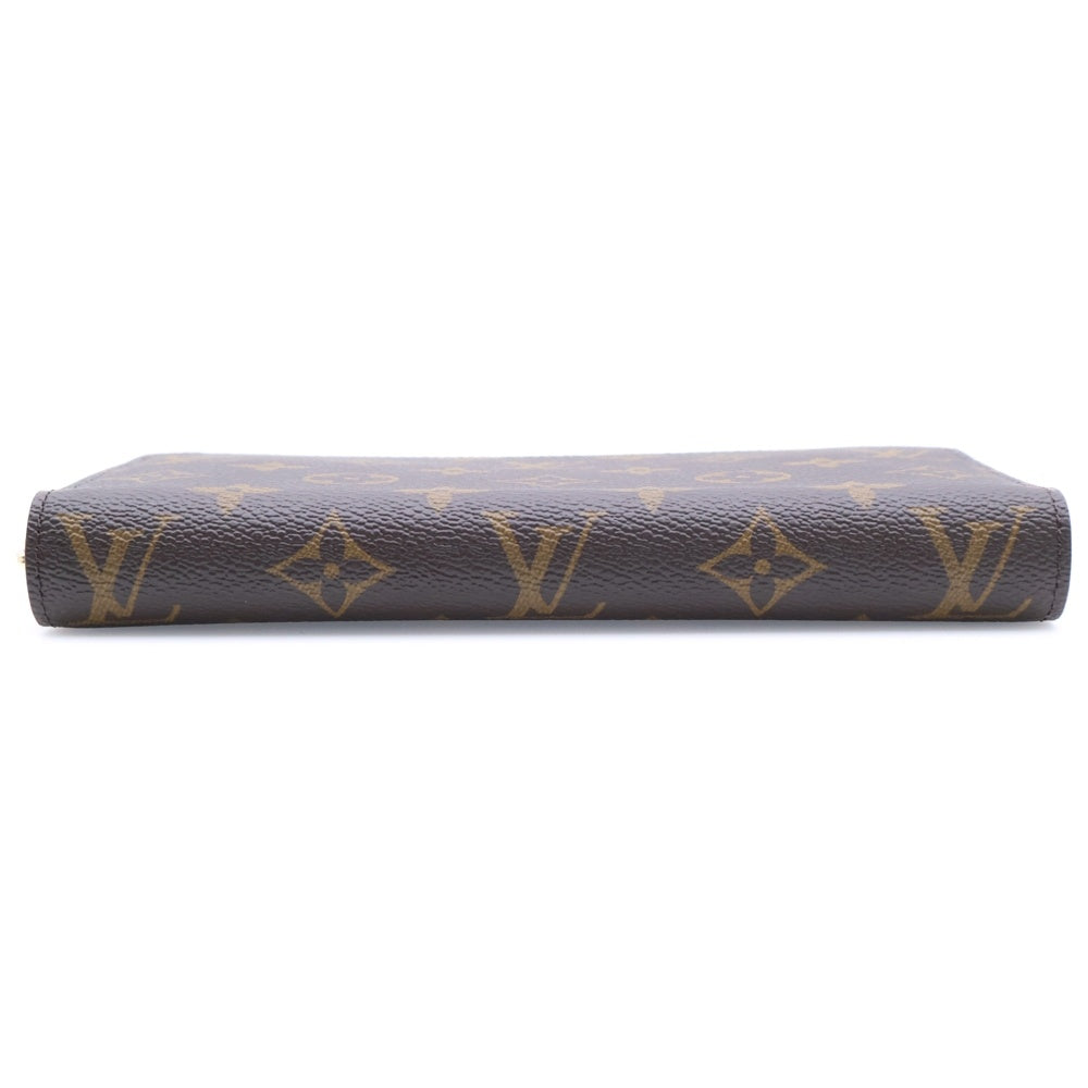 LOUIS VUITTON(ルイヴィトン) モノグラム ジッピーウォレット フューシャ ラウンドファスナー ロングウォレット 長財布 ブラウン M41895 RFID