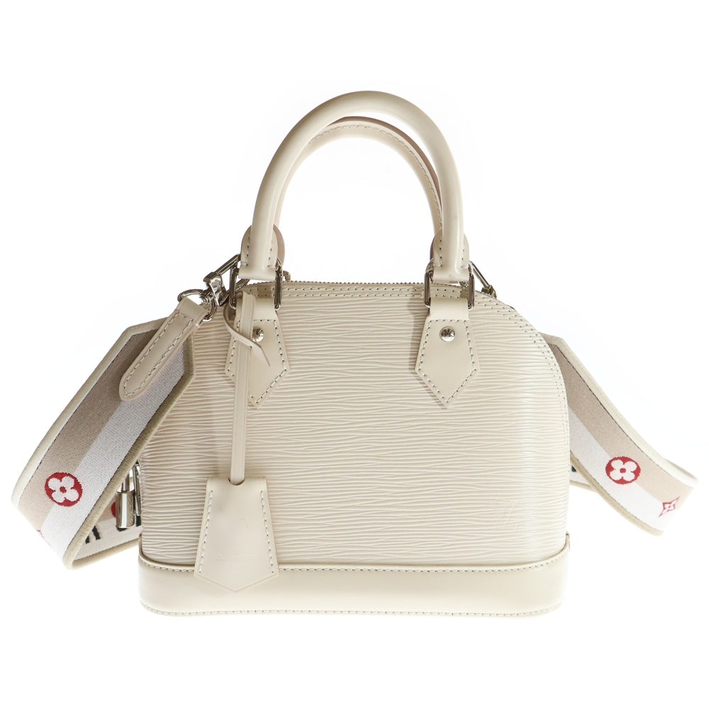 LOUIS VUITTON(ルイヴィトン) アルマBB エピ レザー 2WAY ハンド ショルダーバッグ シルバー金具 ベージュ レディース M58706