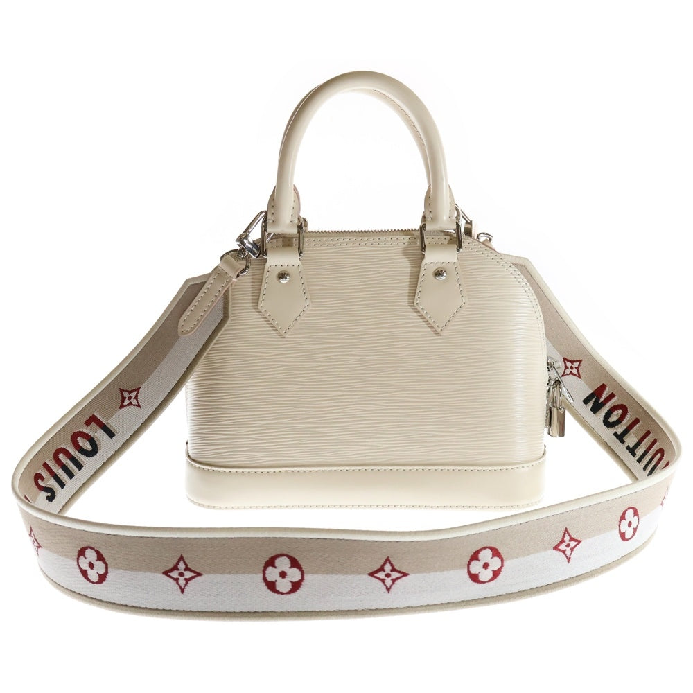 LOUIS VUITTON(ルイヴィトン) アルマBB エピ レザー 2WAY ハンド ショルダーバッグ シルバー金具 ベージュ レディース M58706