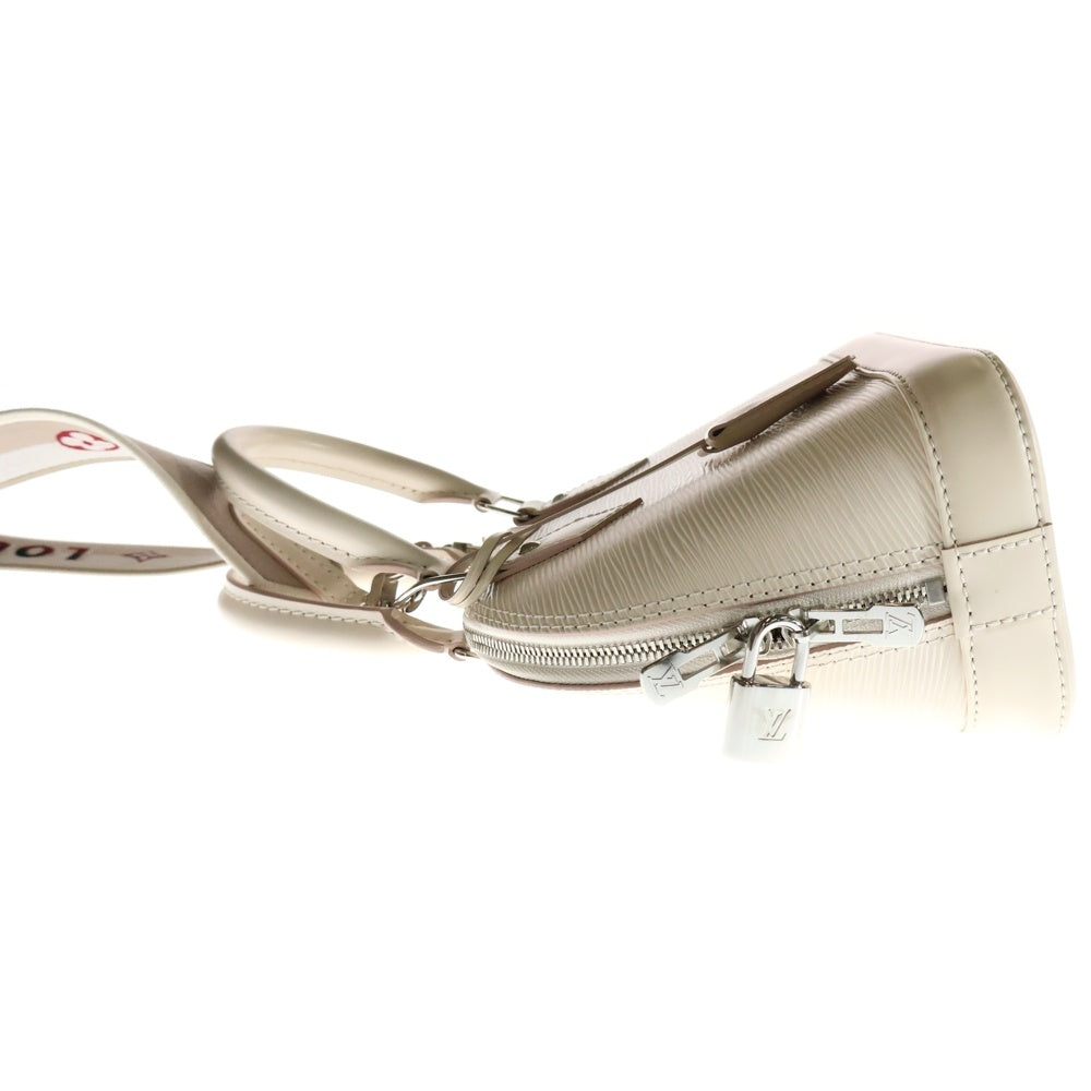 LOUIS VUITTON(ルイヴィトン) アルマBB エピ レザー 2WAY ハンド ショルダーバッグ シルバー金具 ベージュ レディース M58706