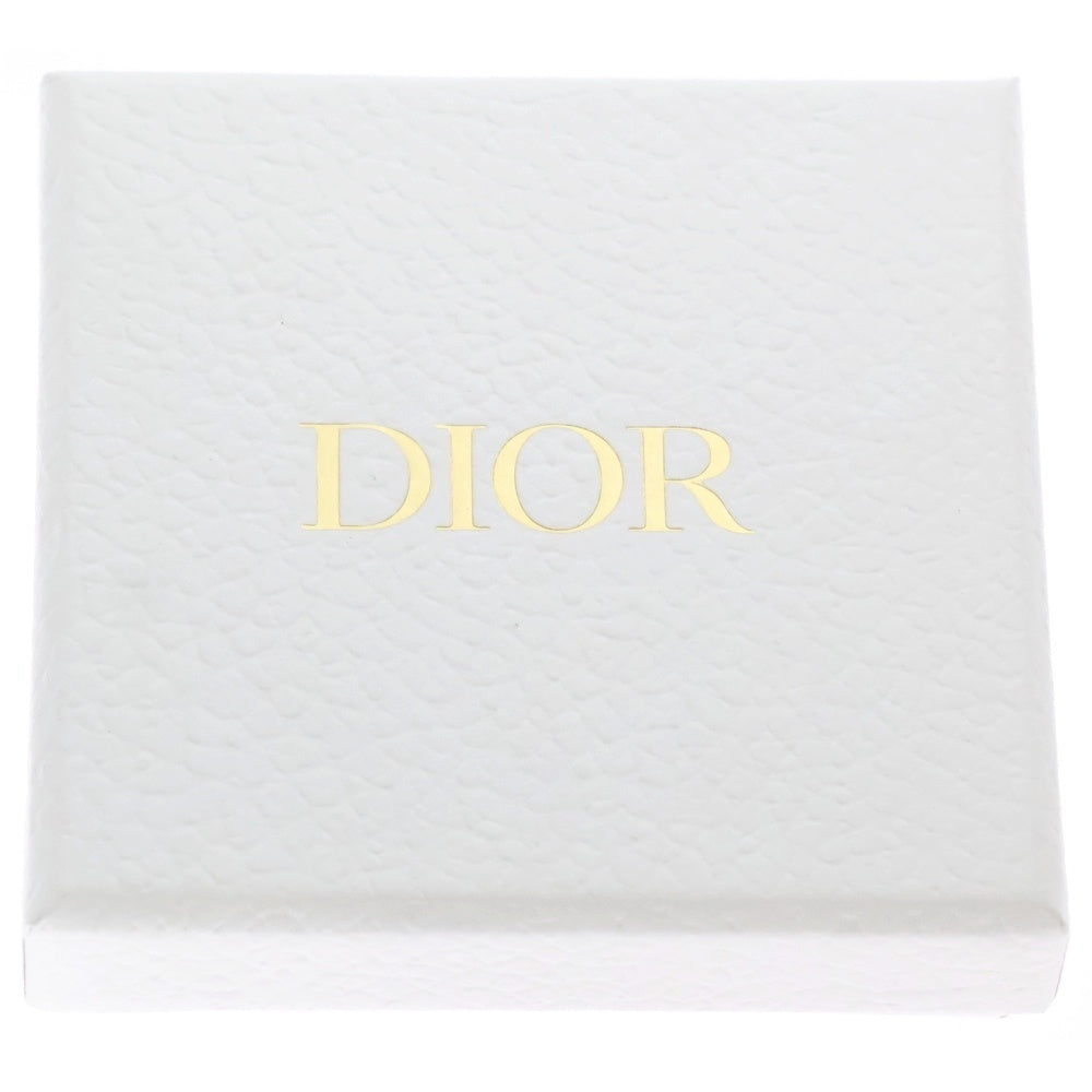 Christian Dior(クリスチャンディオール) CDロゴ フェイクパール ラインストーン イヤリング ゴールド レディース