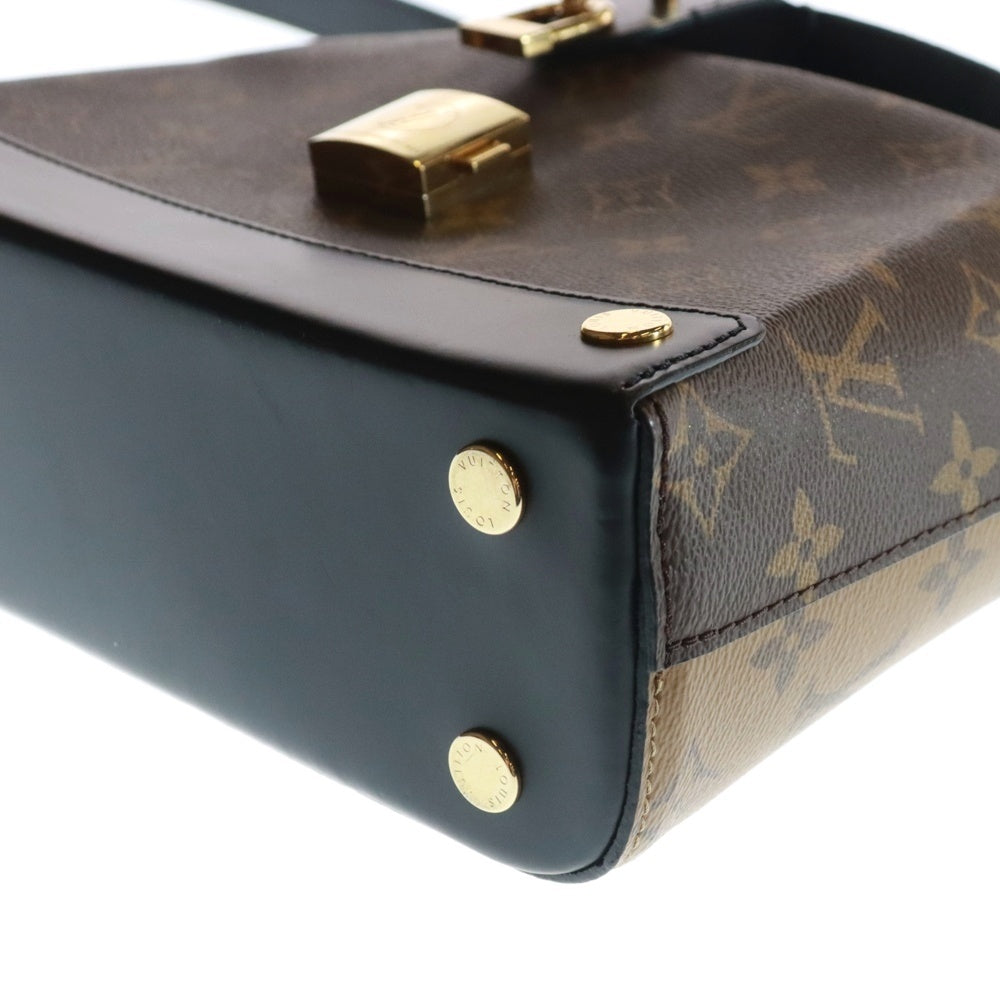LOUIS VUITTON(ルイヴィトン) ベントーボックスPM PVC レザー 2WAY ハンド ショルダーバッグ ゴールド金具 ブラウン M43517