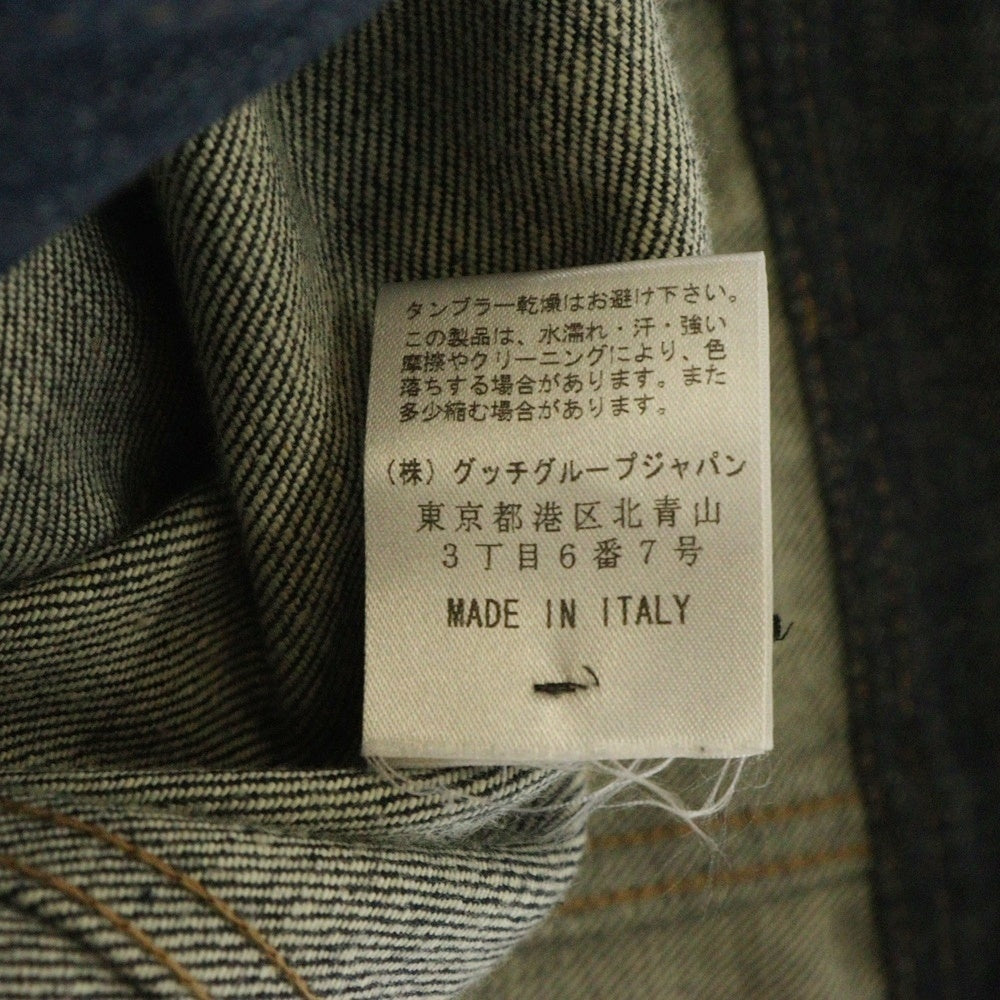 GUCCI(グッチ) トムフォード期 スタンドカラー デニム トラッカージャケット インディゴ 90417-25401