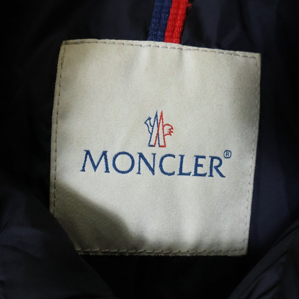 MONCLER(モンクレール) ALFRED アルフレッド ジップアップ フーデッド ダウンジャケット ネイビー 420914138385 53227