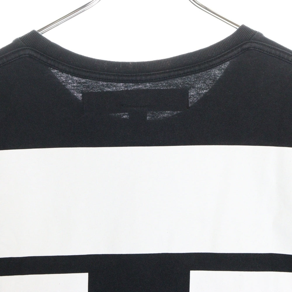 OFF-WHITE(オフホワイト) 19AW ウォーターホール プリント クルーネック 半袖Tシャツ カットソー ブラック OMAA038E19185015