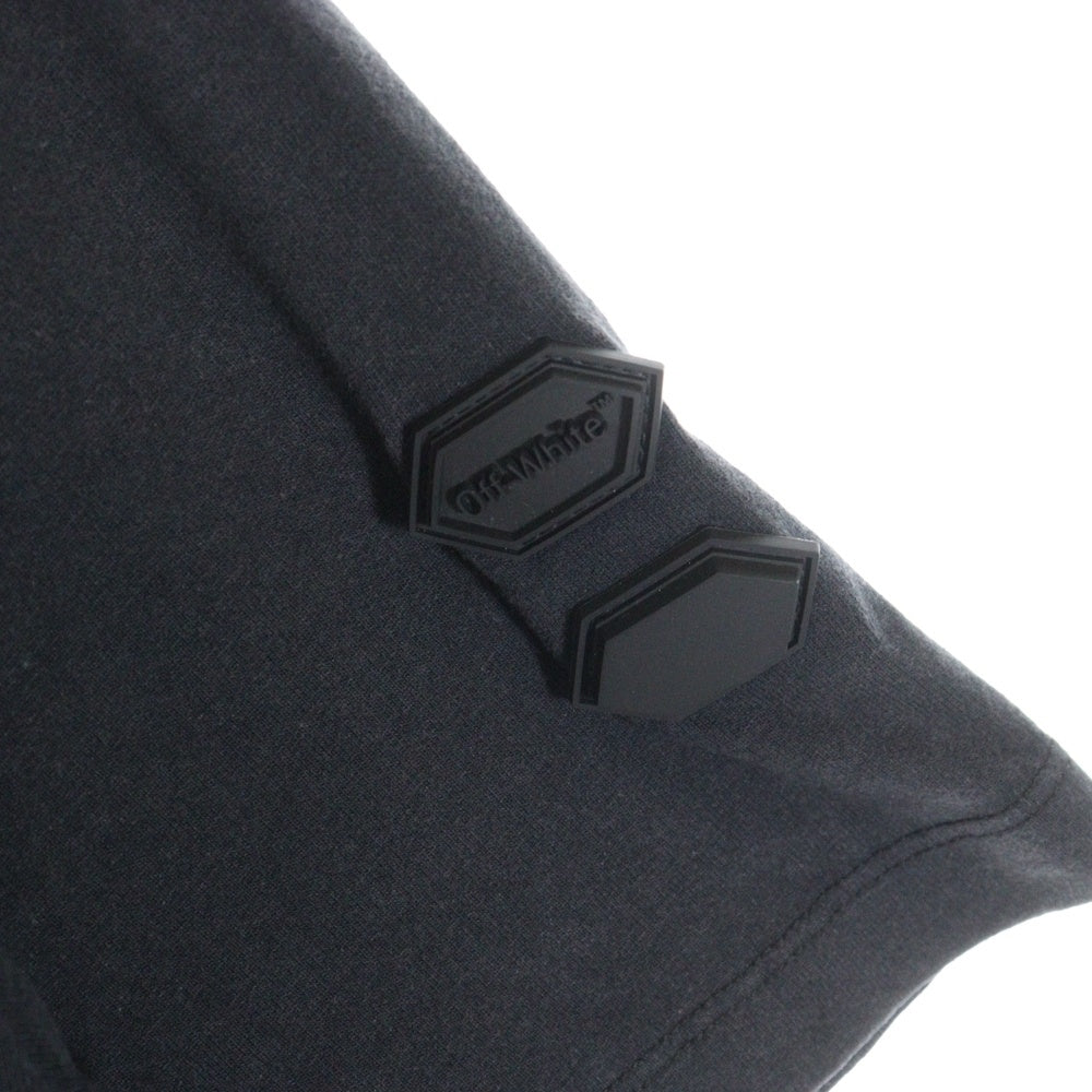 OFF-WHITE(オフホワイト) 19AW ウォーターホール プリント クルーネック 半袖Tシャツ カットソー ブラック OMAA038E19185015