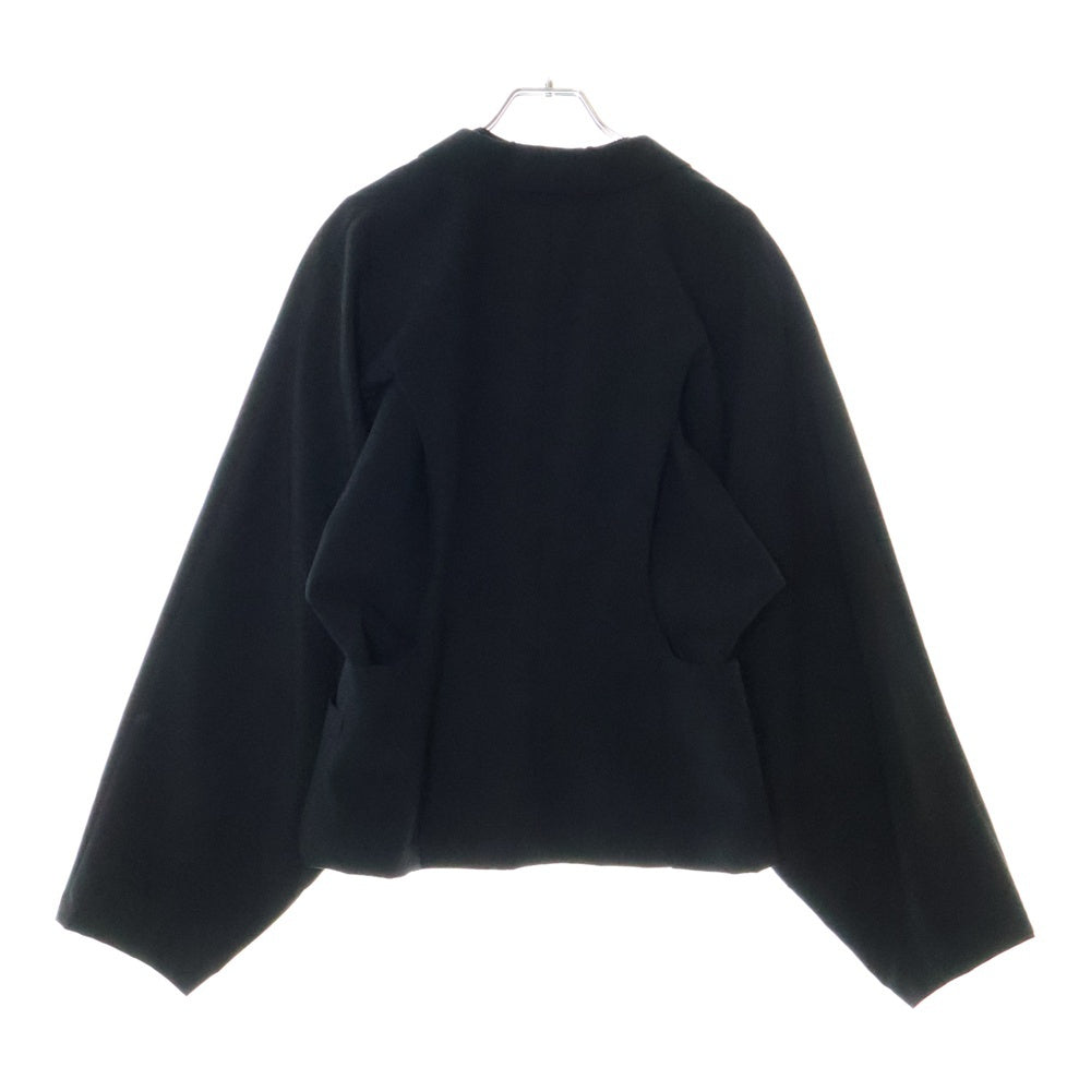 COMME des GARCONS(コムデギャルソン) 90AW AD1990 変形 ジップアップベストドッキング レイヤード 3B テーラードジャケット ブラックレディース GJ-05076M