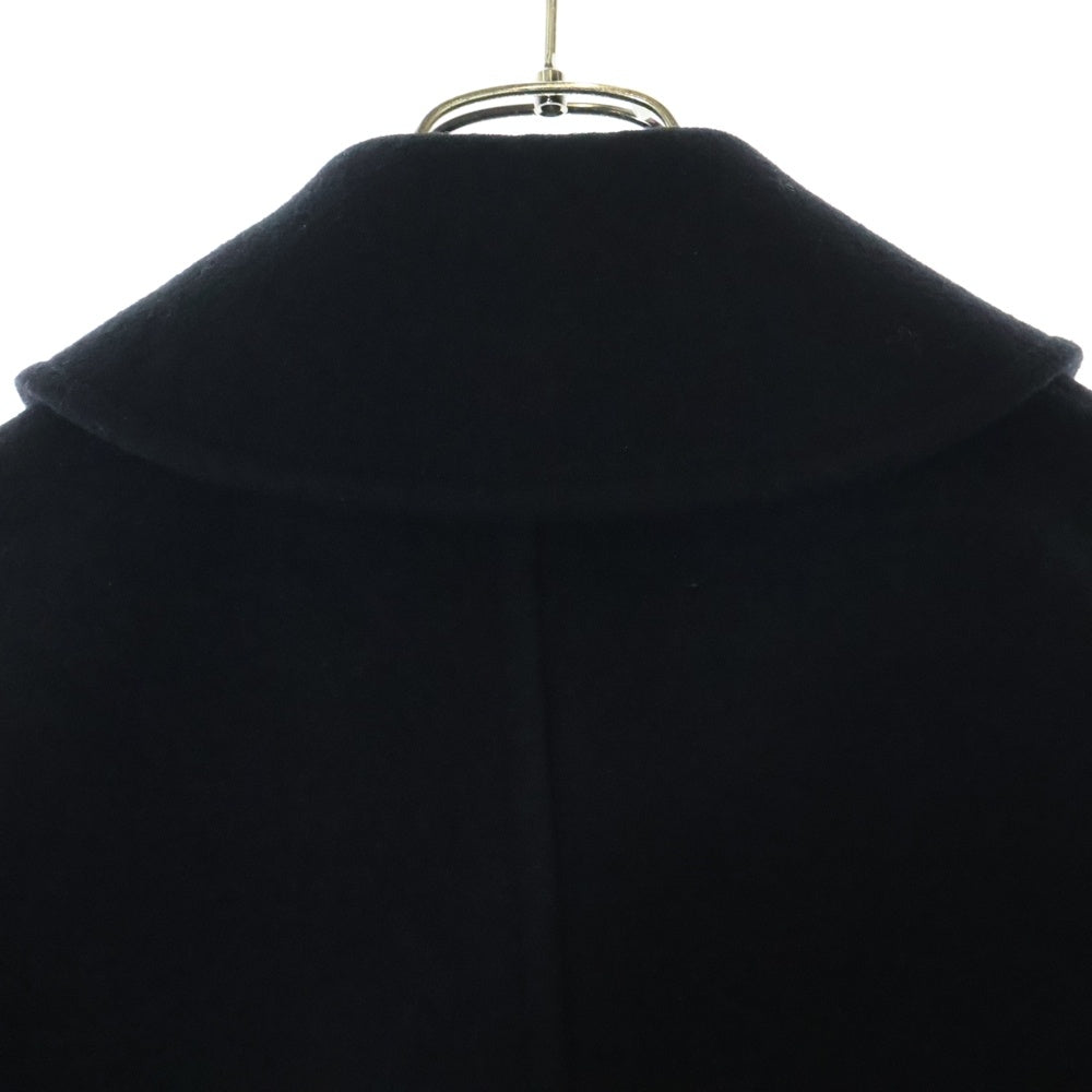 COMME des GARCONS COMME des GARCONS(コムデギャルソンコムデギャルソン) 23AW AD2023 丸襟 ウール ラグランスリーブ ダブルブレスト 中綿 コート ブラック レディース RL-C006