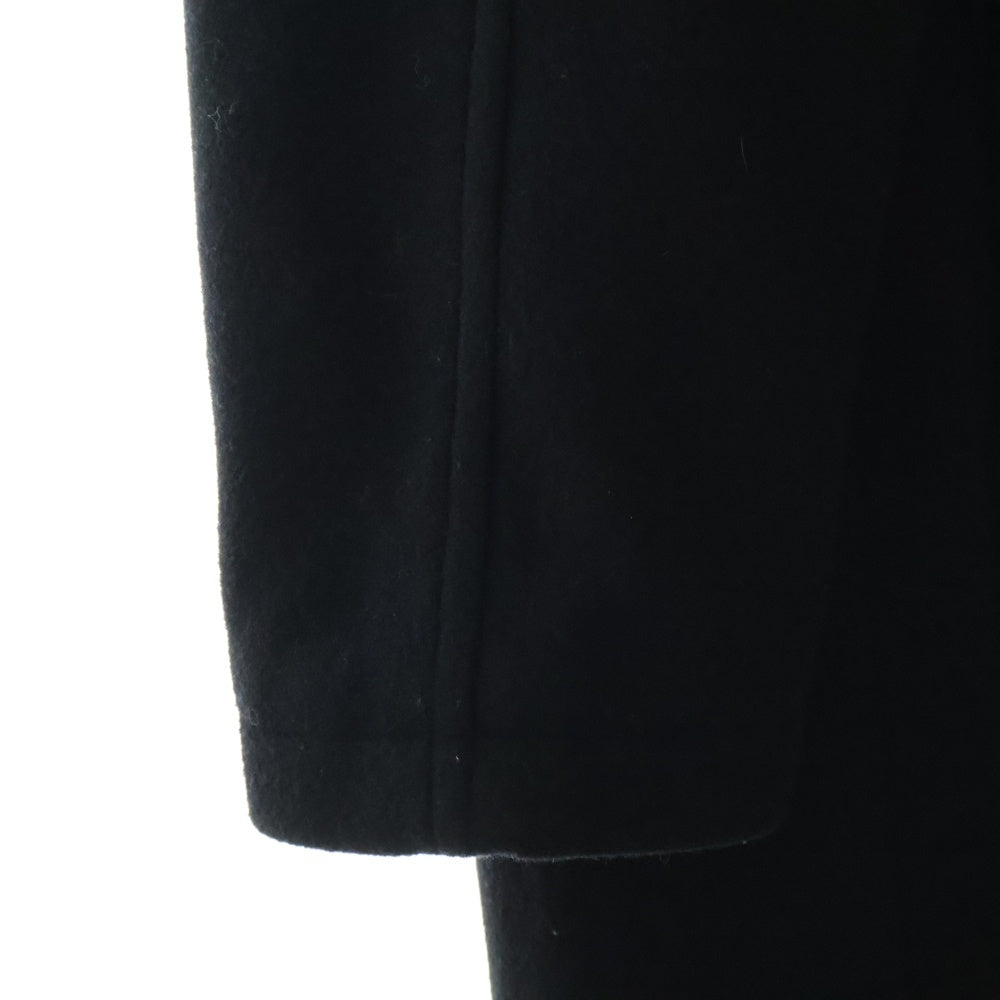 COMME des GARCONS COMME des GARCONS(コムデギャルソンコムデギャルソン) 23AW AD2023 丸襟 ウール ラグランスリーブ ダブルブレスト 中綿 コート ブラック レディース RL-C006