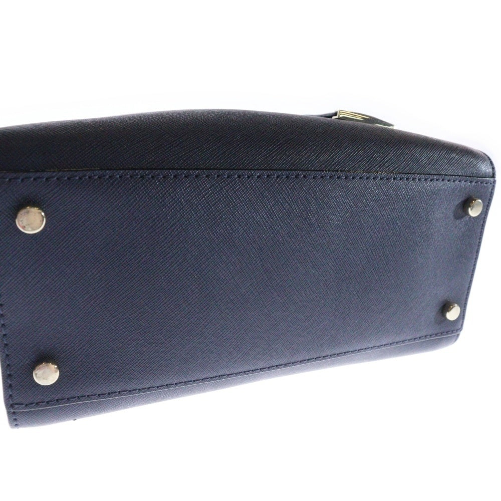 Kate Spade(ケイトスペード) ロゴ 2WAY ハンドバッグ ショルダーバッグ ネイビー PVC