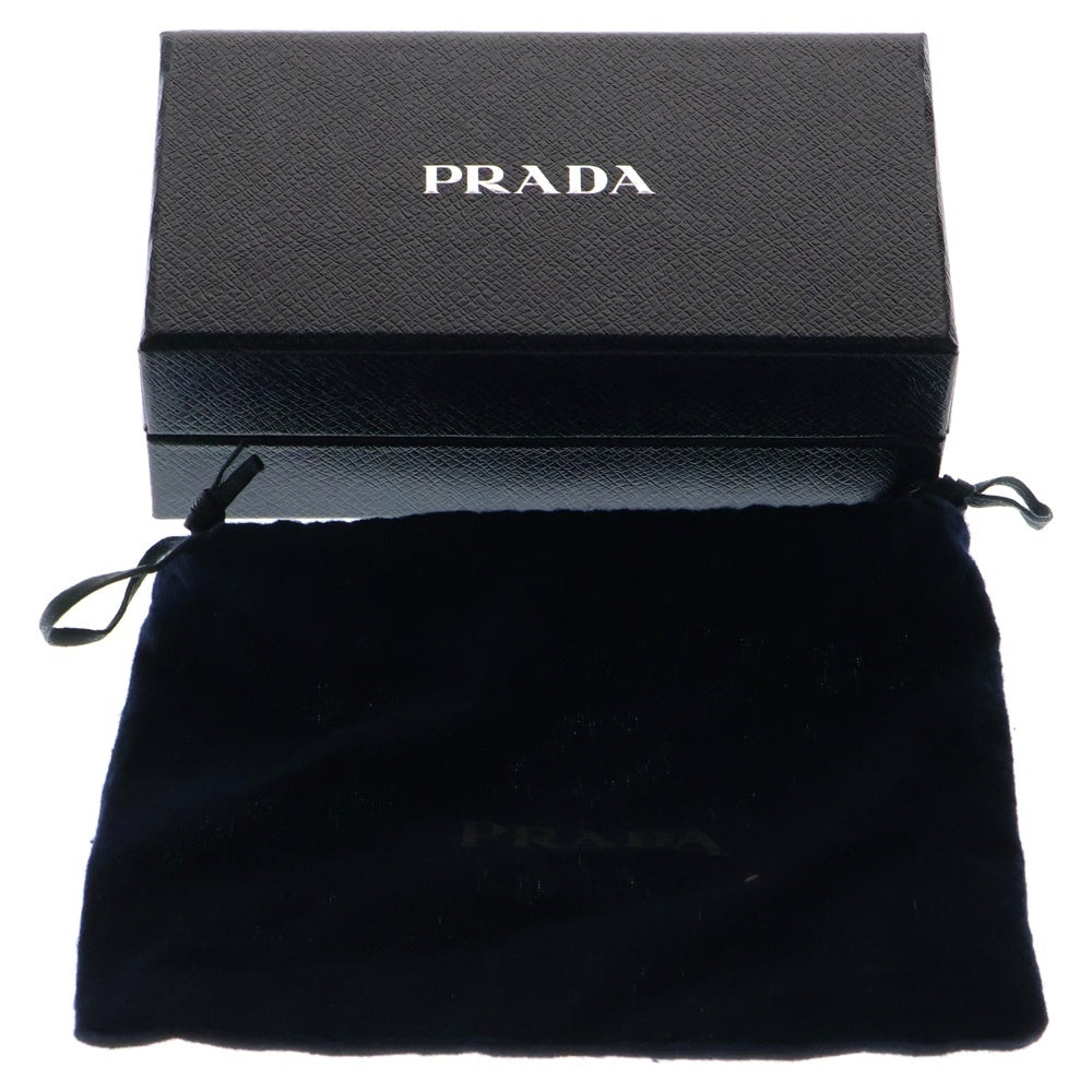 PRADA(プラダ) サフィアーノ ロボット キーリング チャーム バッグチャーム ゴールド×シルバー×ブラック