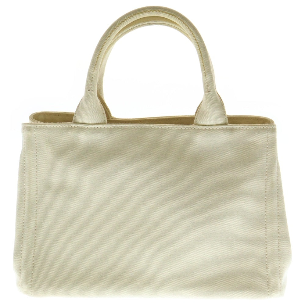 PRADA(プラダ) カナパ ハワイ限定 2WAYバッグ ハンドバッグ ショルダーバッグ ホワイト ゴールド金具 キャンバス 1BG439