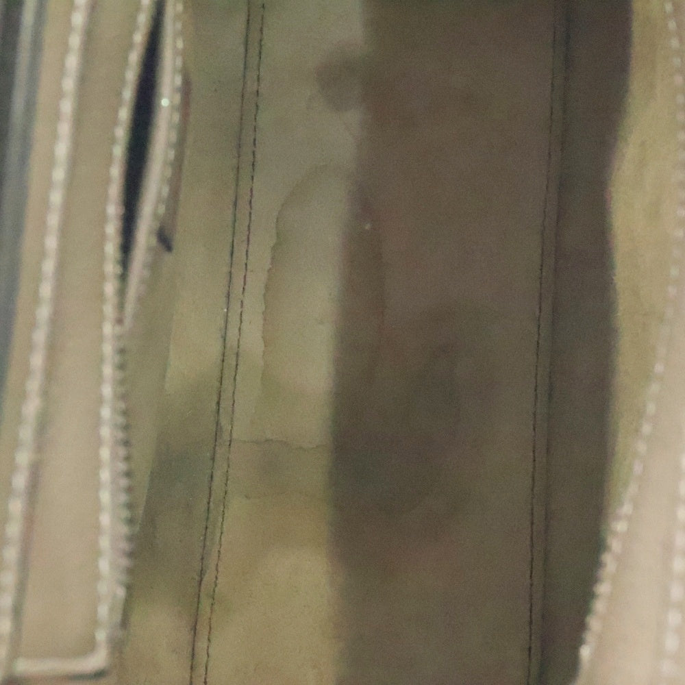 CELINE(セリーヌ) ラゲージ ナノ 2WAYバッグ ハンドバッグ ミニトートバッグ ショルダーバッグ ブラウン シルバー金具 グレー レザー 189243