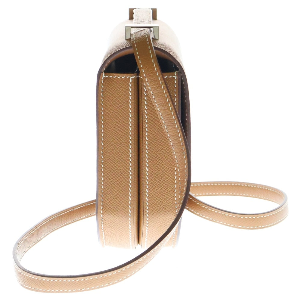 HERMES(エルメス) モザイク24 ゴールド エプソン ショルダーバッグ シルバー金具 U刻印