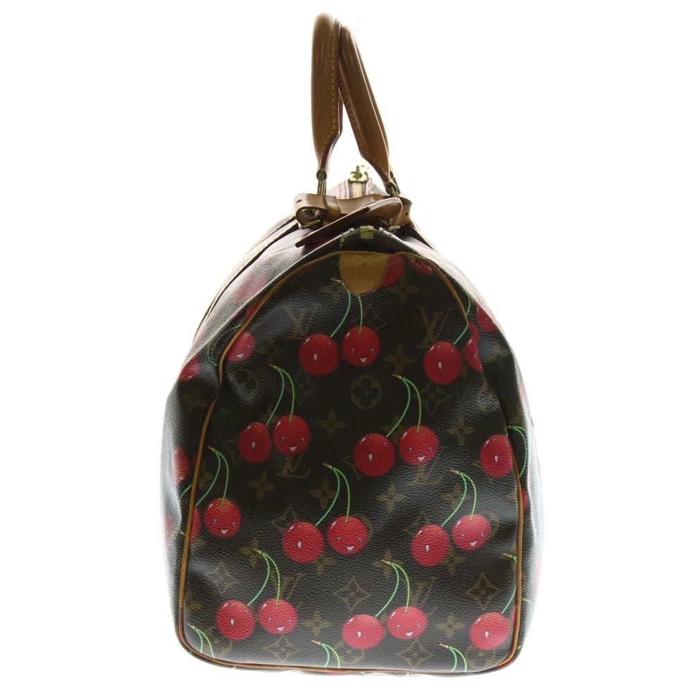 LOUIS VUITTON(ルイヴィトン) モノグラムチェリー キーポル45 レザーボストンバッグ ブラウン M95011