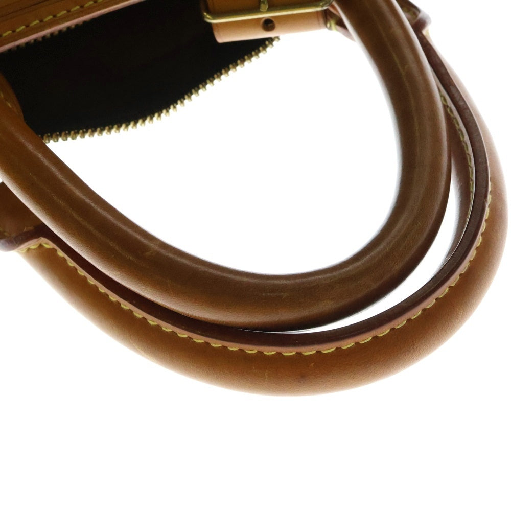 LOUIS VUITTON(ルイヴィトン) モノグラムチェリー キーポル45 レザーボストンバッグ ブラウン M95011