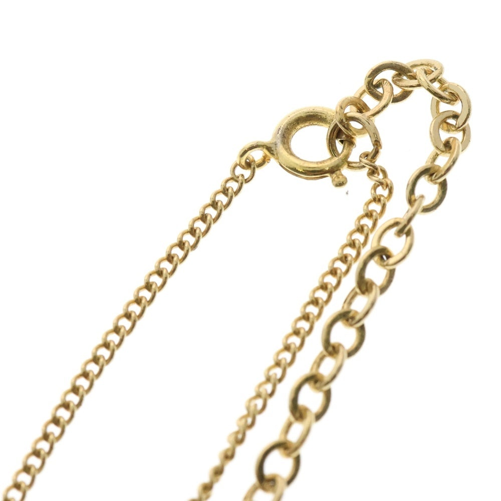 Christian Dior(クリスチャンディオール) CDロゴ チェーンネックレス ゴールド