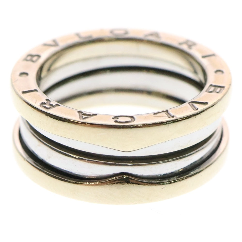 BVLGARI(ブルガリ) B-zero1 ビーゼロワン リング Au750 K18 WG ホワイトゴールド 2バンド 指輪