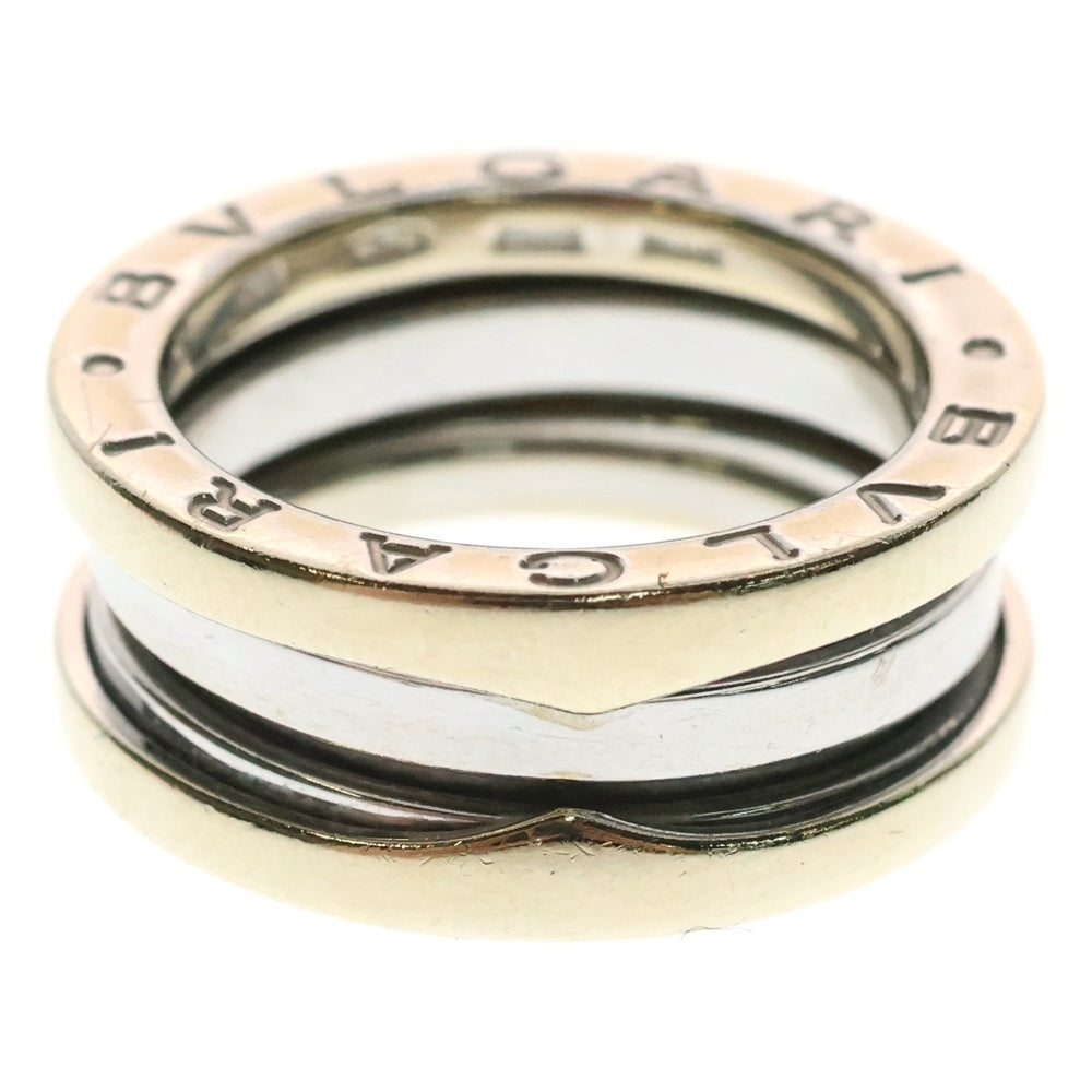 BVLGARI(ブルガリ) B-zero1 ビーゼロワン リング Au750 K18 WG ホワイトゴールド 2バンド 指輪