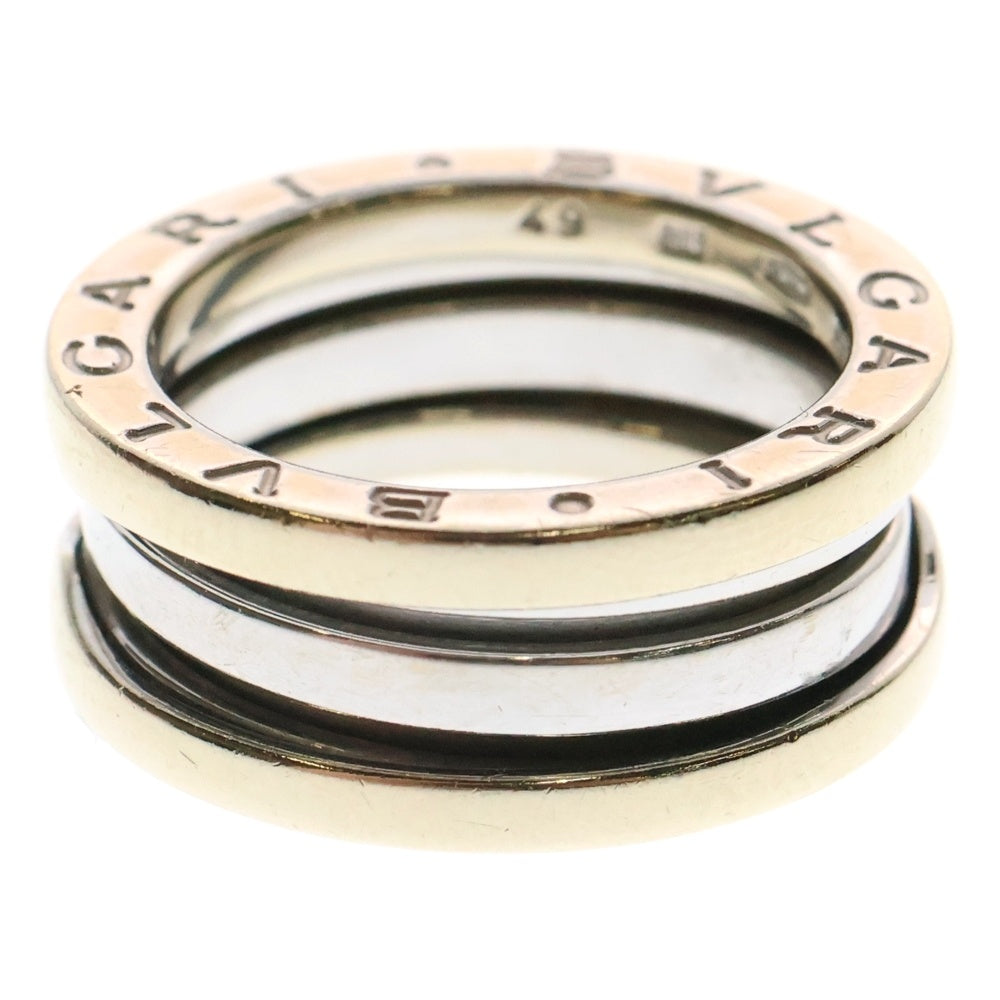 BVLGARI(ブルガリ) B-zero1 ビーゼロワン リング Au750 K18 WG ホワイトゴールド 2バンド 指輪