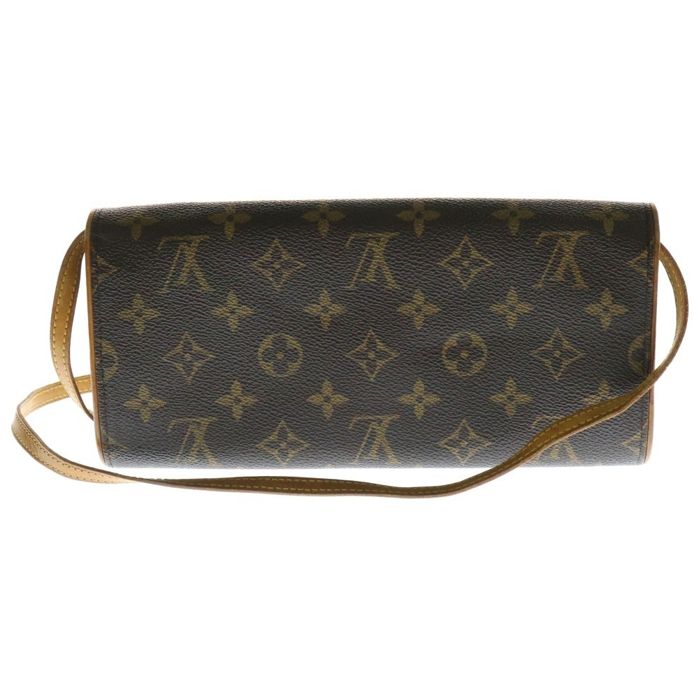 LOUIS VUITTON(ルイヴィトン) モノグラム ポシェットツインGM ショルダーバッグ ブラウン M51852