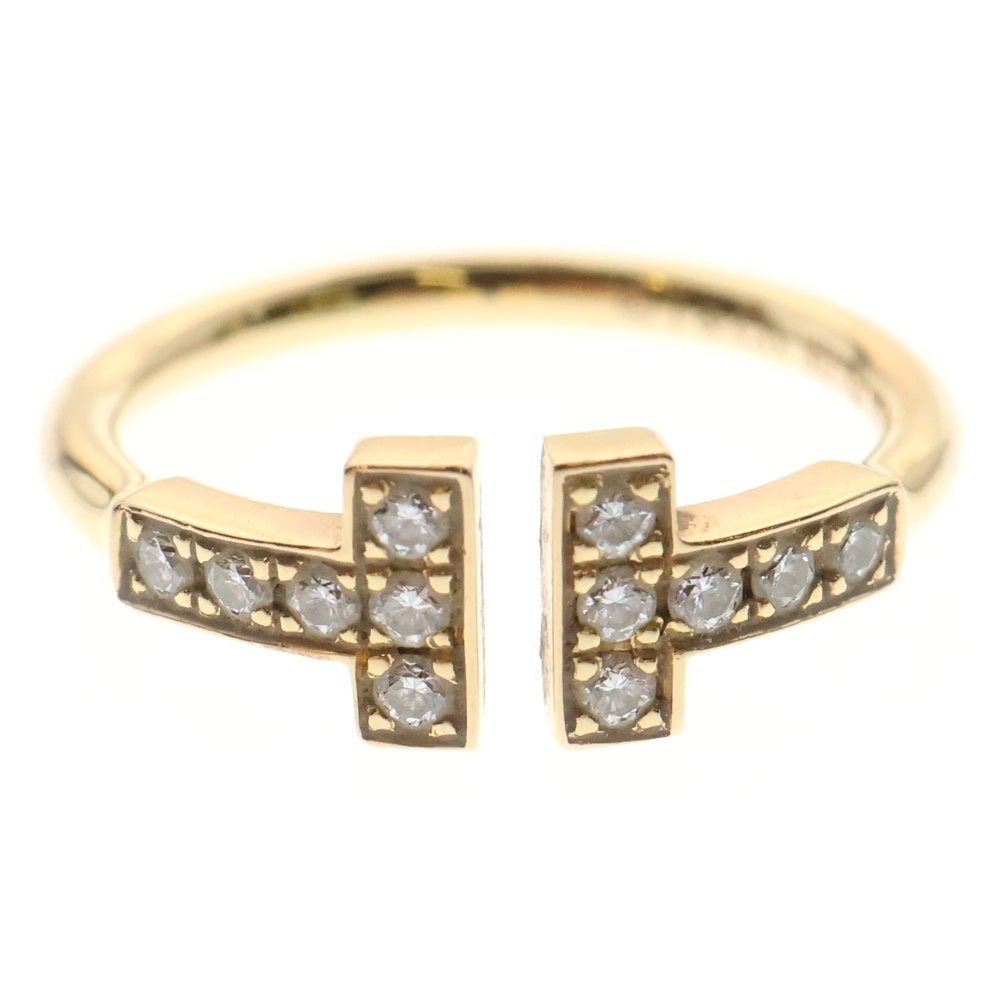 TIFFANY&Co(ティファニー) Tワイヤー ダイヤ リング 指輪 ゴールド AU750YG 2.4g