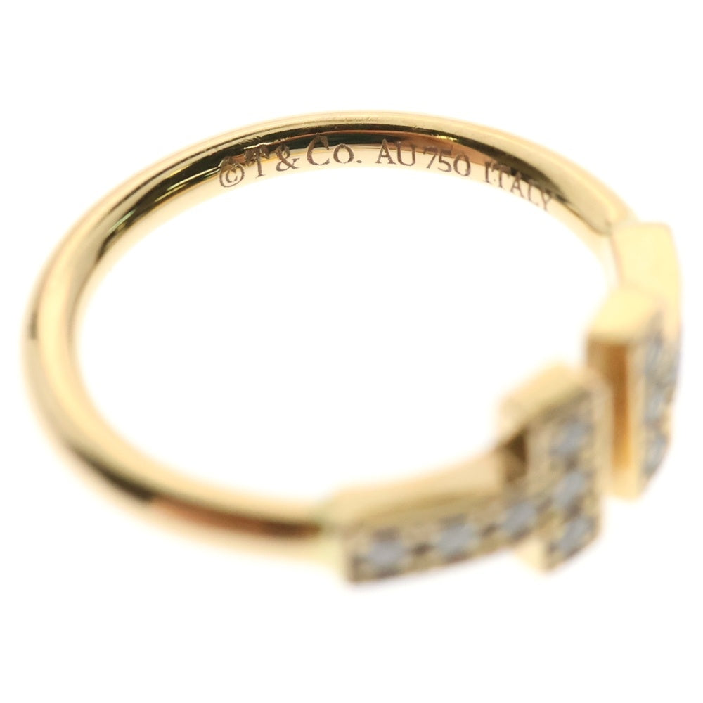 TIFFANY&Co(ティファニー) Tワイヤー ダイヤ リング 指輪 ゴールド AU750YG 2.4g
