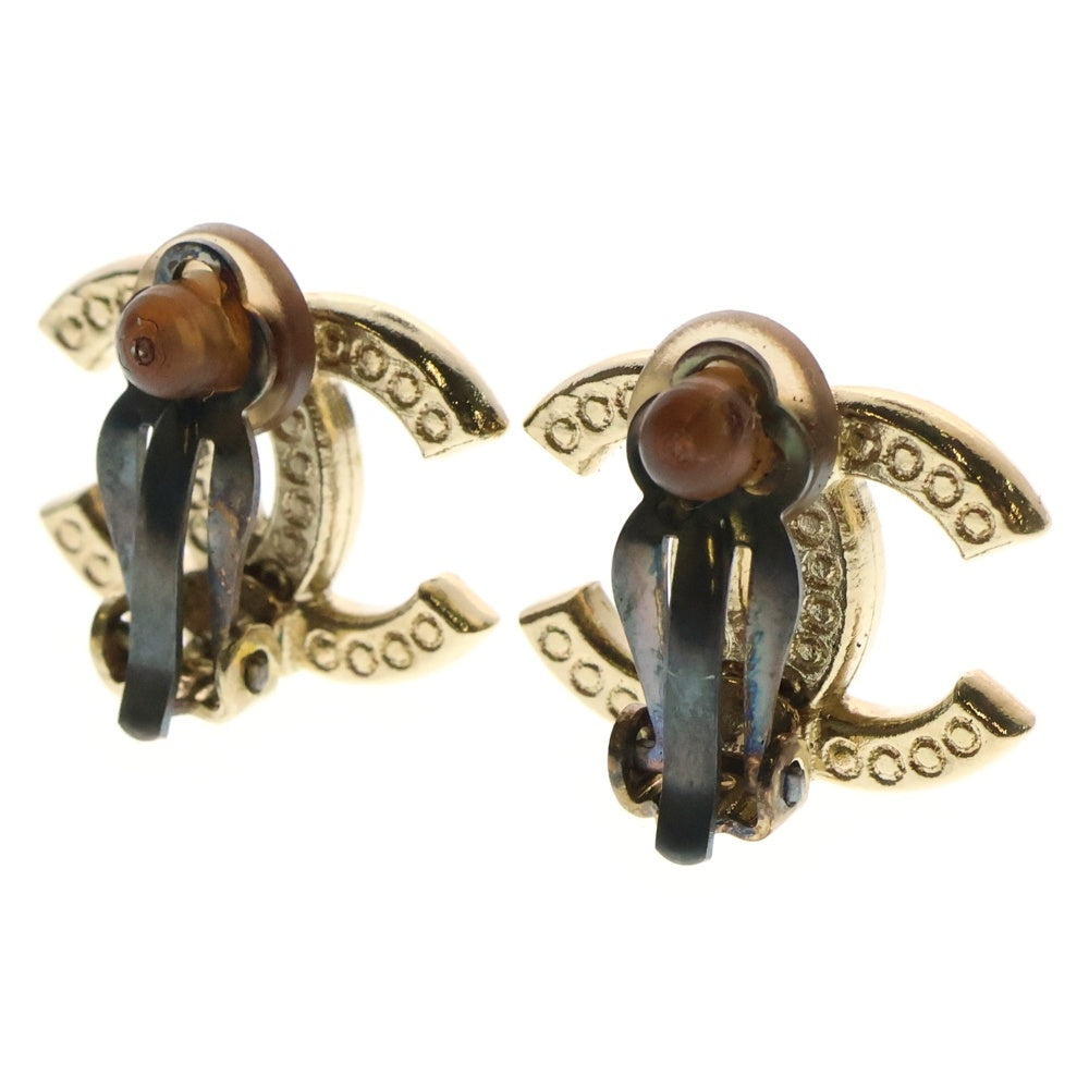 CHANEL(シャネル) 16P ココマーク ラインストーン イヤリング イヤーアクセサリー ゴールド GP