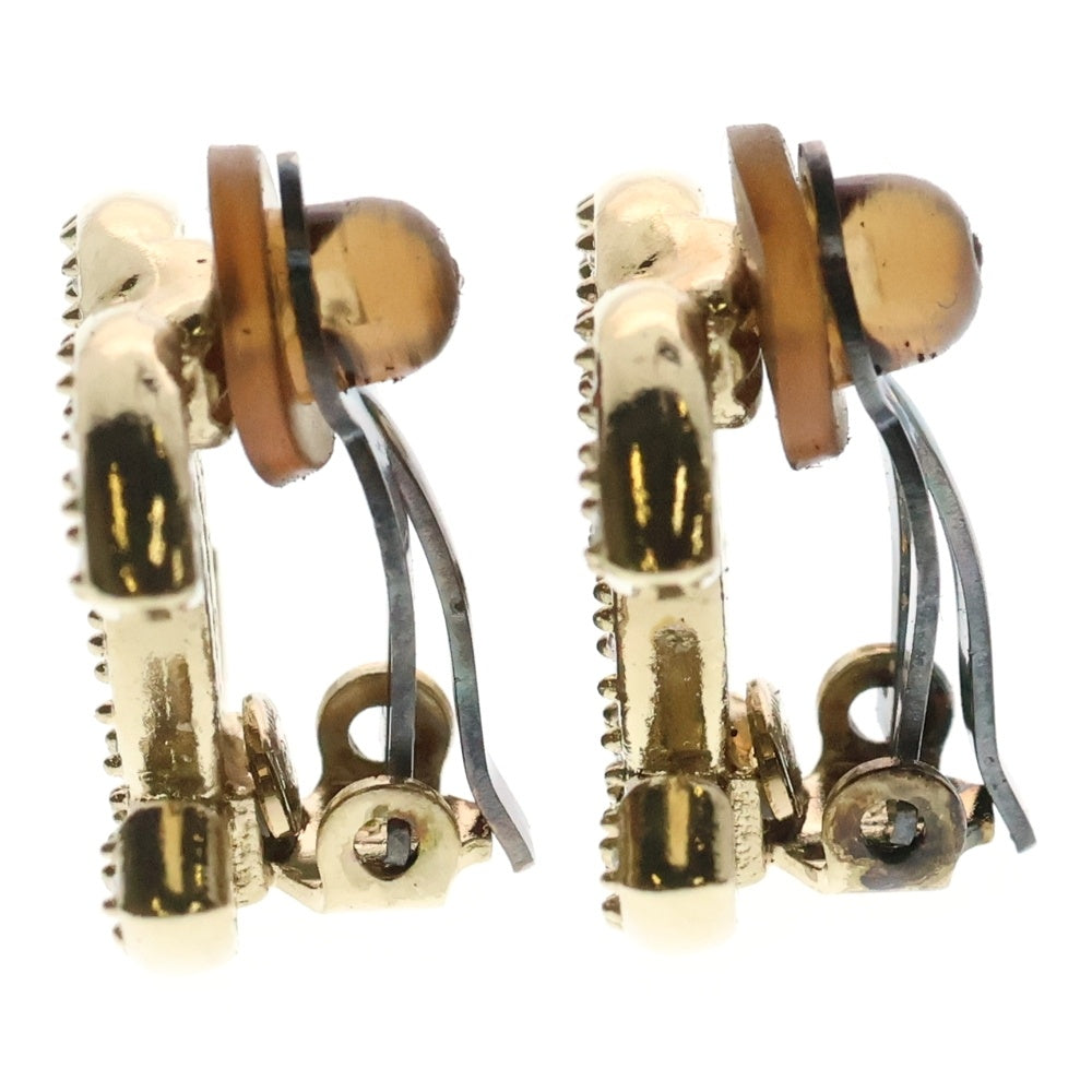 CHANEL(シャネル) 16P ココマーク ラインストーン イヤリング イヤーアクセサリー ゴールド GP