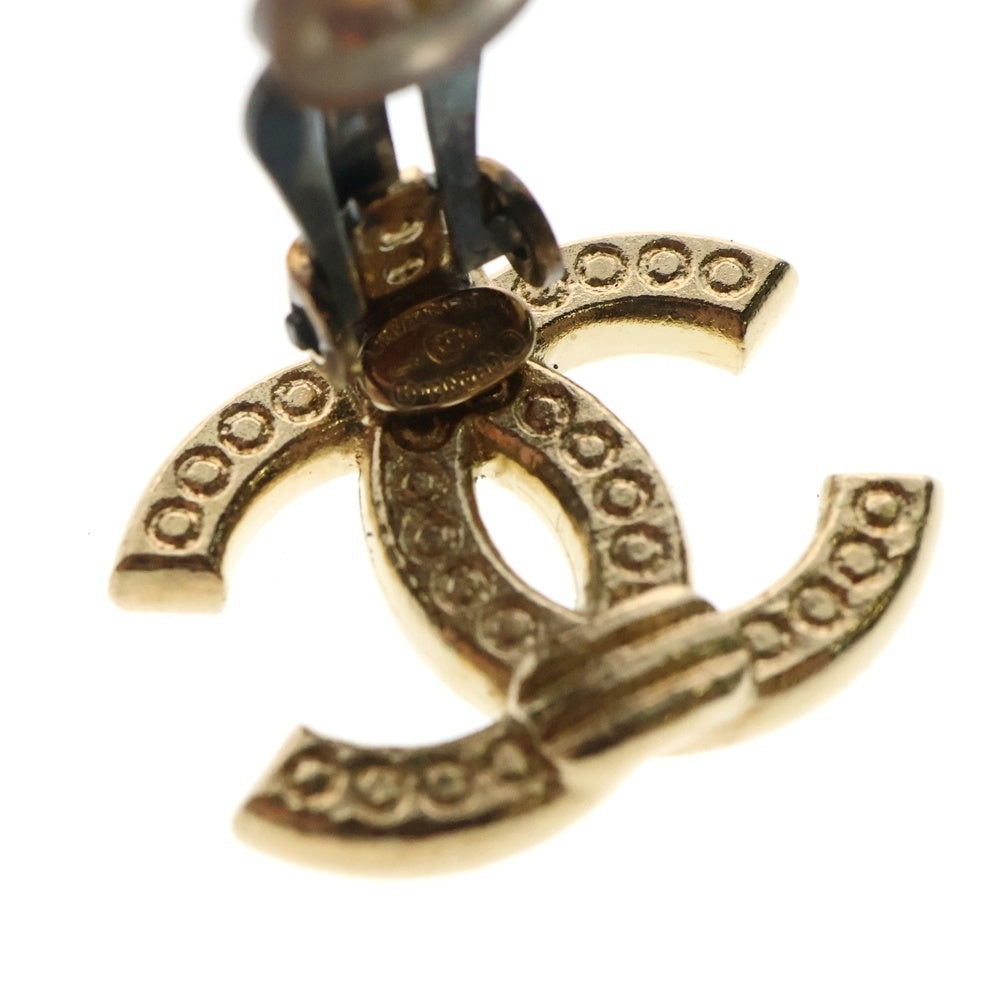 CHANEL(シャネル) 16P ココマーク ラインストーン イヤリング イヤーアクセサリー ゴールド GP