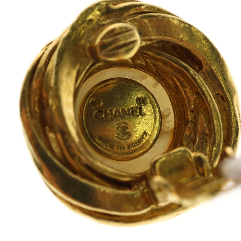 CHANEL(シャネル) パール イヤリング イヤーアクセサリー ホワイト×ゴールド GP