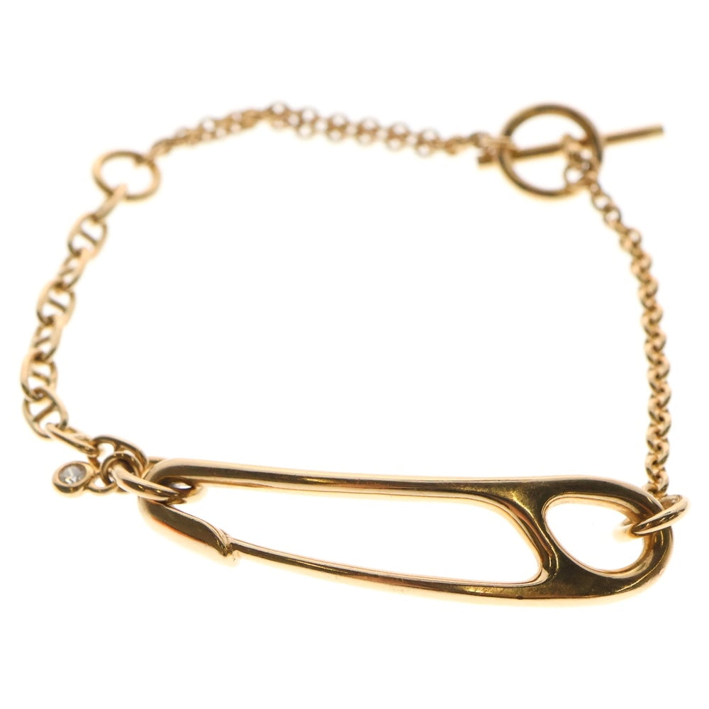 HERMES(エルメス) シェーヌダンクル パンク ブレスレット チェーン ピンクゴールド K18 8.9g