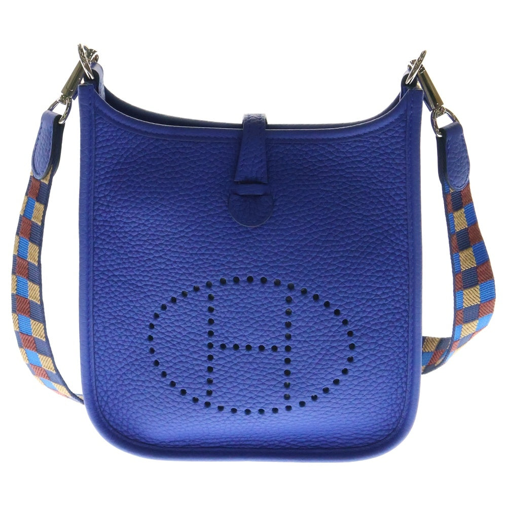 HERMES(エルメス) エヴリンTPM エブリン ブルー系 トリヨンクレマンス シルバー金具 Z刻印 ショルダーバッグ