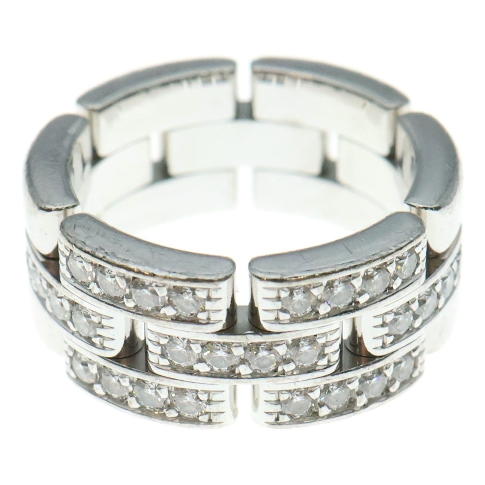 Cartier(カルティエ) マイヨンパンテール パヴェダイヤ リング 750WG ホワイトゴールド 指輪 #48 ジュエリー