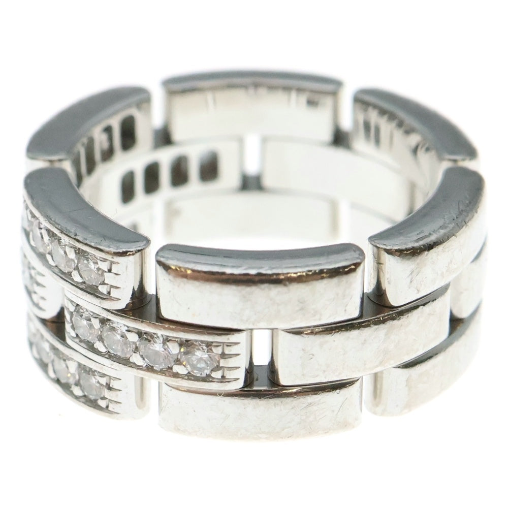 Cartier(カルティエ) マイヨンパンテール パヴェダイヤ リング 750WG ホワイトゴールド 指輪 #48 ジュエリー