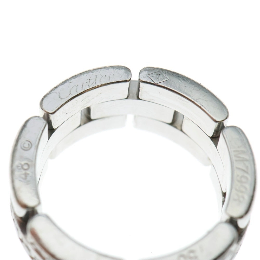 Cartier(カルティエ) マイヨンパンテール パヴェダイヤ リング 750WG ホワイトゴールド 指輪 #48 ジュエリー