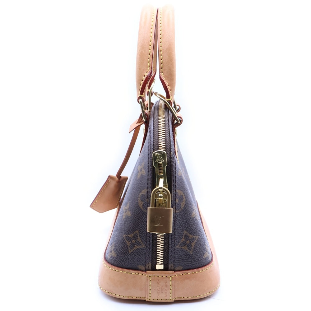 LOUIS VUITTON(ルイヴィトン) アルマBB モノグラム PVC レザー ハンドバッグ ゴールド金具 ブラウン M53152