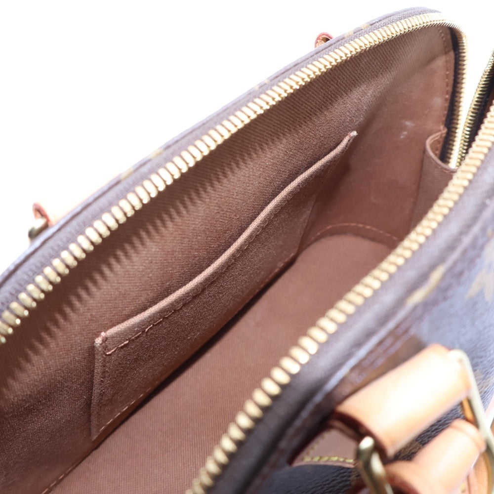 LOUIS VUITTON(ルイヴィトン) アルマBB モノグラム PVC レザー ハンドバッグ ゴールド金具 ブラウン M53152