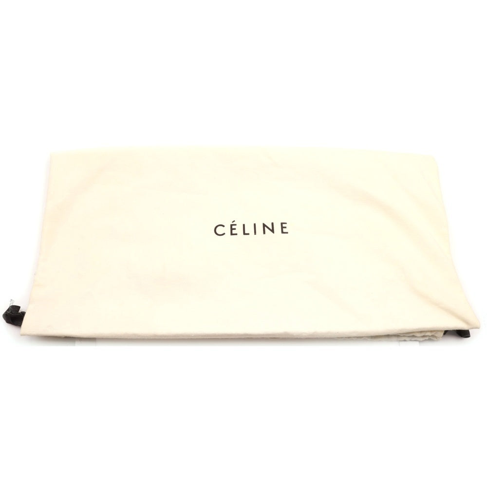 CELINE(セリーヌ) ラゲージ マイクロショッパー トートバッグ ハンドバッグ ゴールド金具 ベージュ レザー