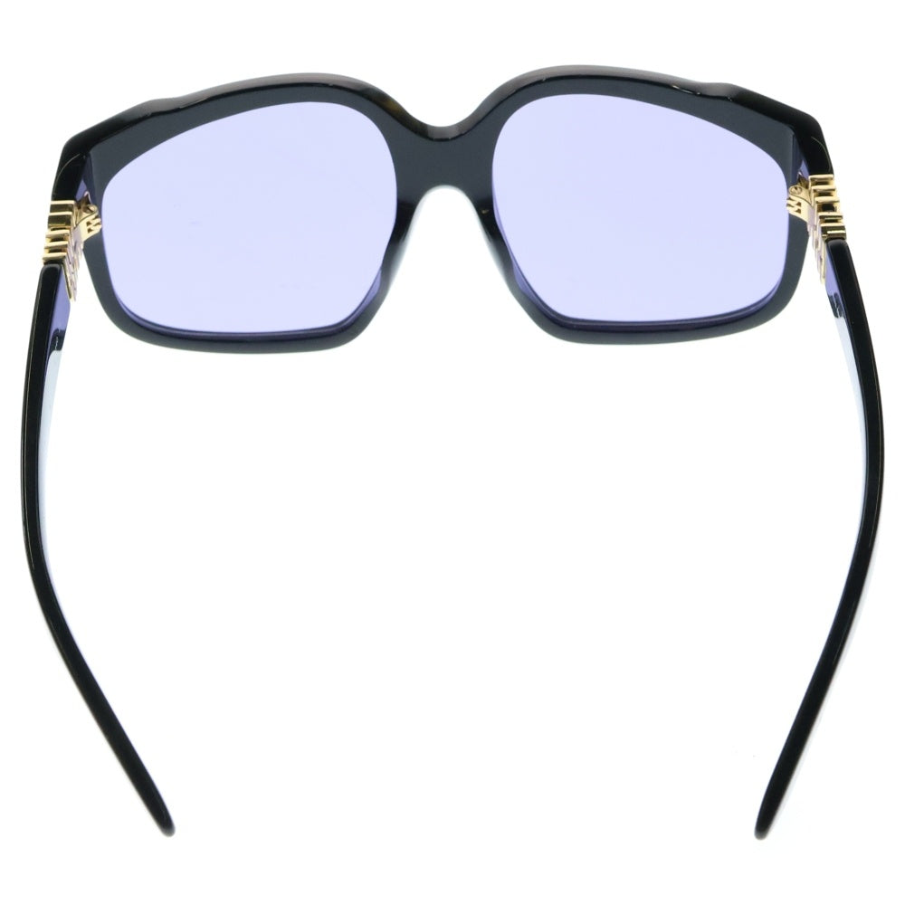 miumiu(ミュウミュウ) サングラス メガネ ブラックフレーム パープルレンズ ゴールド金具 A07SF-13-16K01O