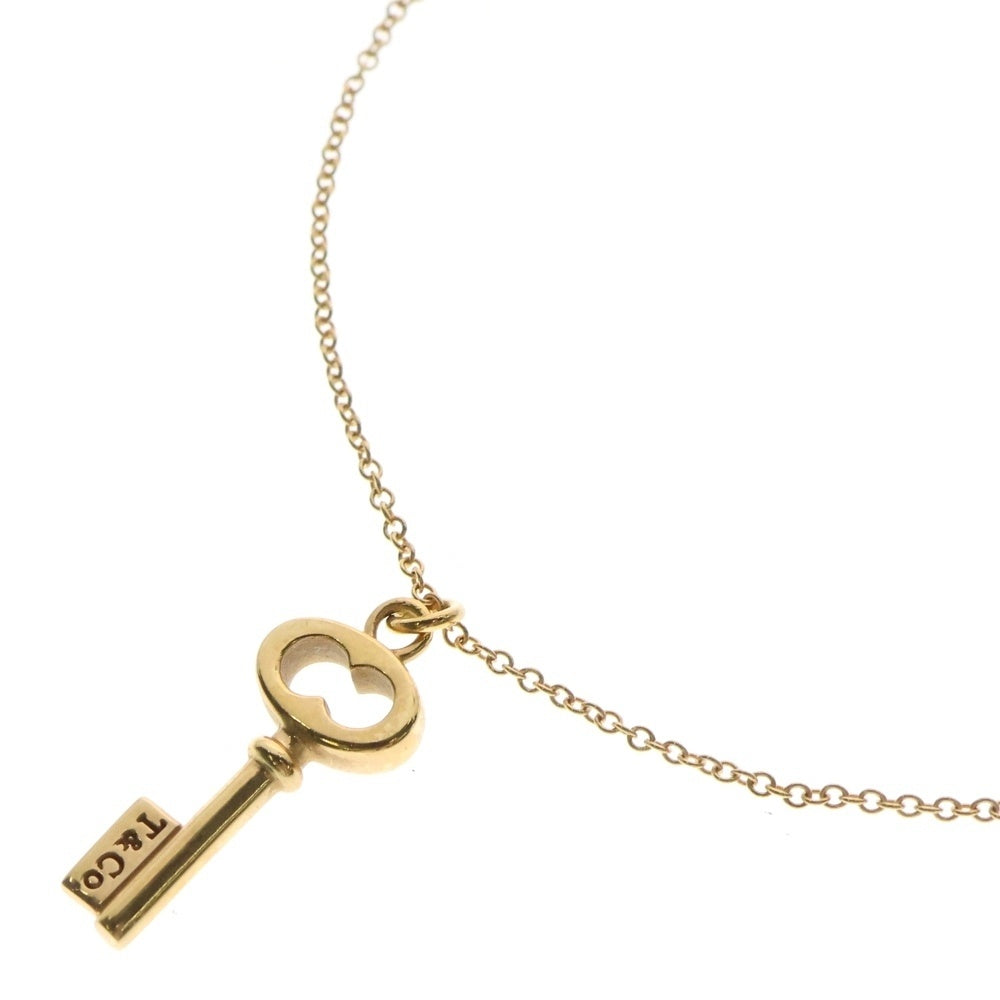 TIFFANY&Co(ティファニー) オーバルキー ネックレス ペンダント ゴールド チェーン K18 3.0g