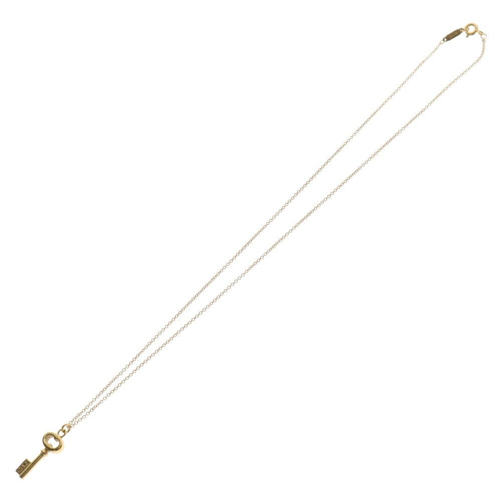 TIFFANY&Co(ティファニー) オーバルキー ネックレス ペンダント ゴールド チェーン K18 3.0g