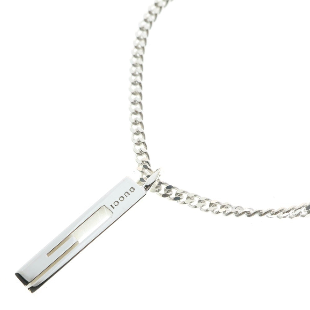 GUCCI(グッチ) カットアウトG ネックレス ペンダント シルバー Ag925 225055